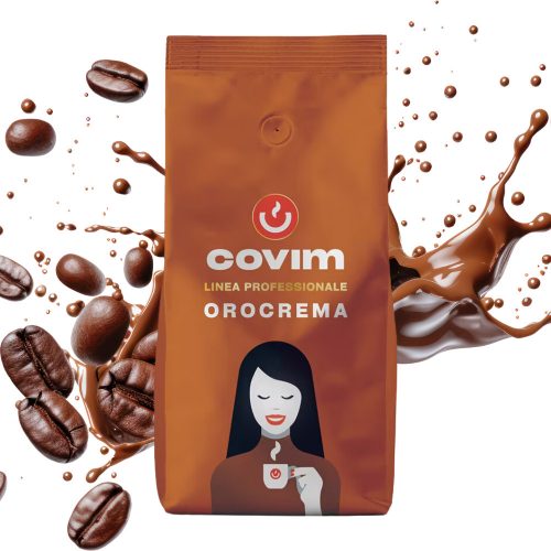 1 kg Caffè Covim Orocrema Espresso Life směs celých kávových zrn