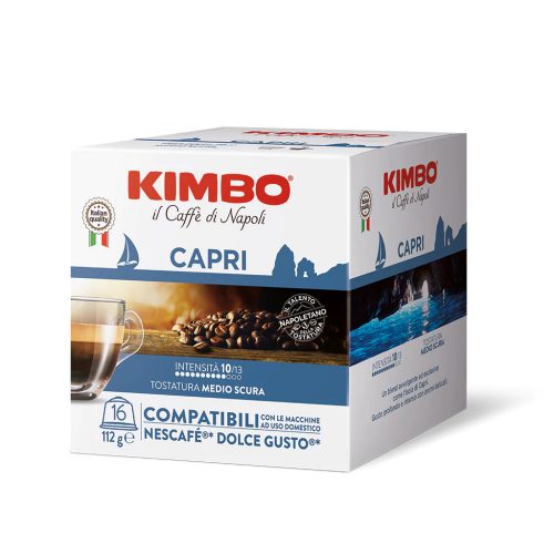 16 ks Caffè Kimbo Capri kapsle kompatibilní s DOLCE GUSTO