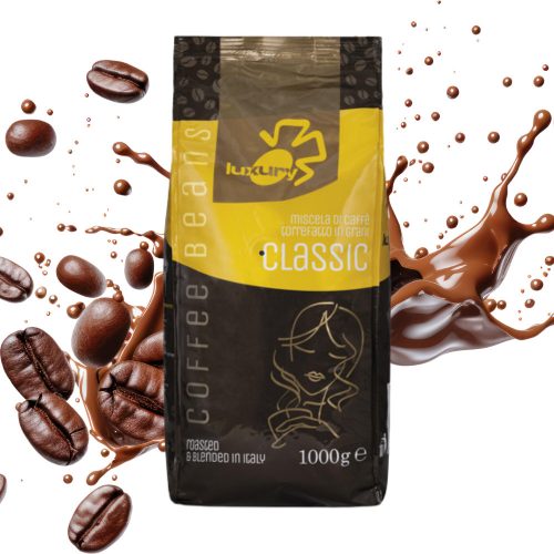 1 kg Luxury Classic Caffé směs celých kávových zrn