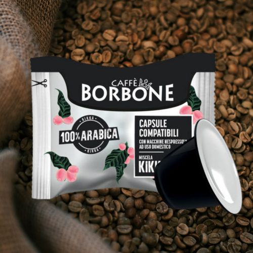 1 ks kávové kapsle Caffè Borbone Kikka Respresso 100% Arabica kompatibilní s Nespresso