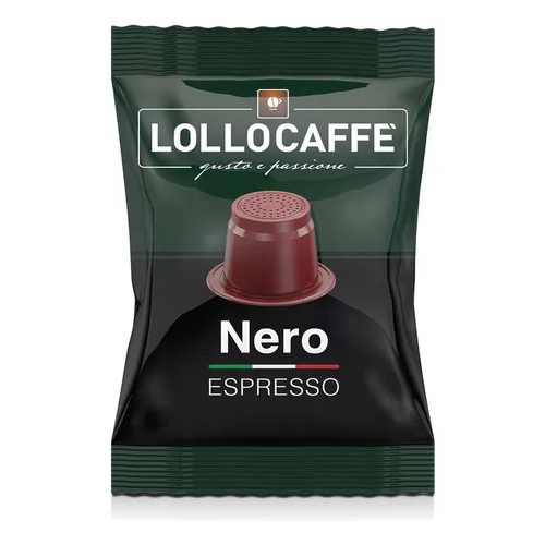 1 LolloCaffé Nero Nespresso kompatibilní kávová kapsle