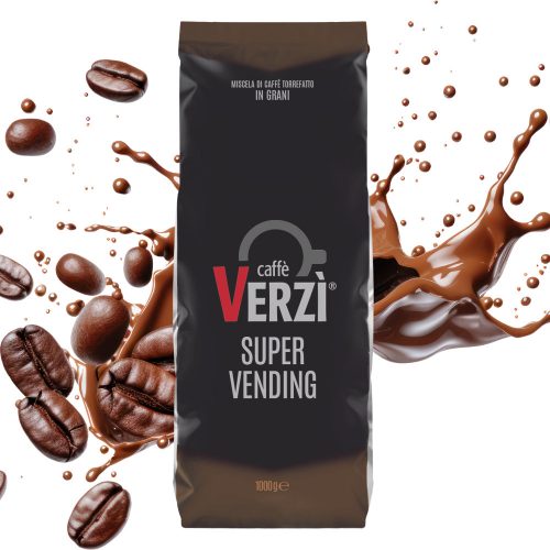 1 kg Caffé VERZI SUPER VENDING směs celých kávových zrn