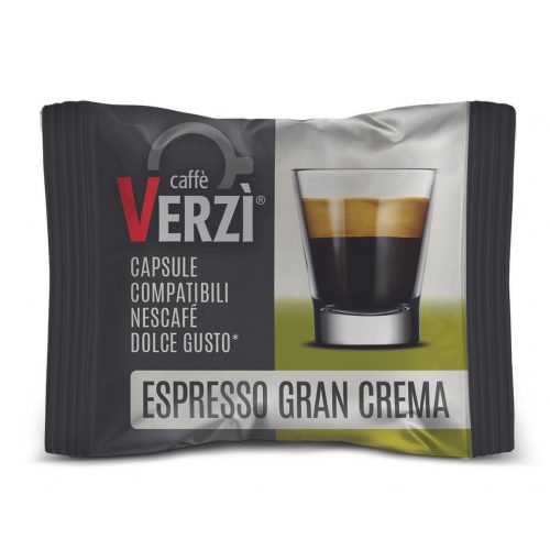 1 ks Caffè Verzì Espresso Gran Crema kapsle kompatibilní s Dolce Gusto