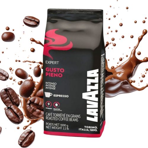 1 kg Lavazza Gusto Pieno směs celých kávových zrn