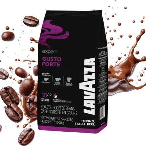 1 kg Lavazza Gusto Forte směs celých kávových zrn