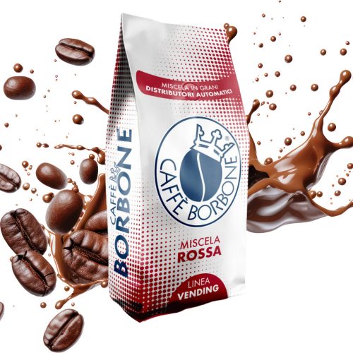 1 kg Caffé Borbone miscela rossa směs celých kávových zrn