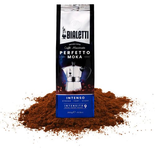 Bialetti Perfetto Moka Mletá Káva 250g, Intenso